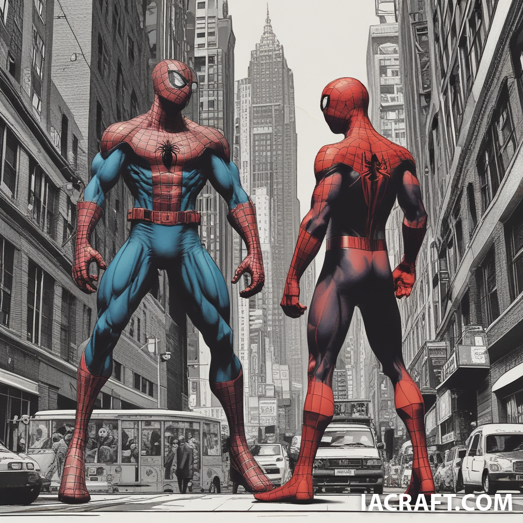 je veux spider man avec derdevil