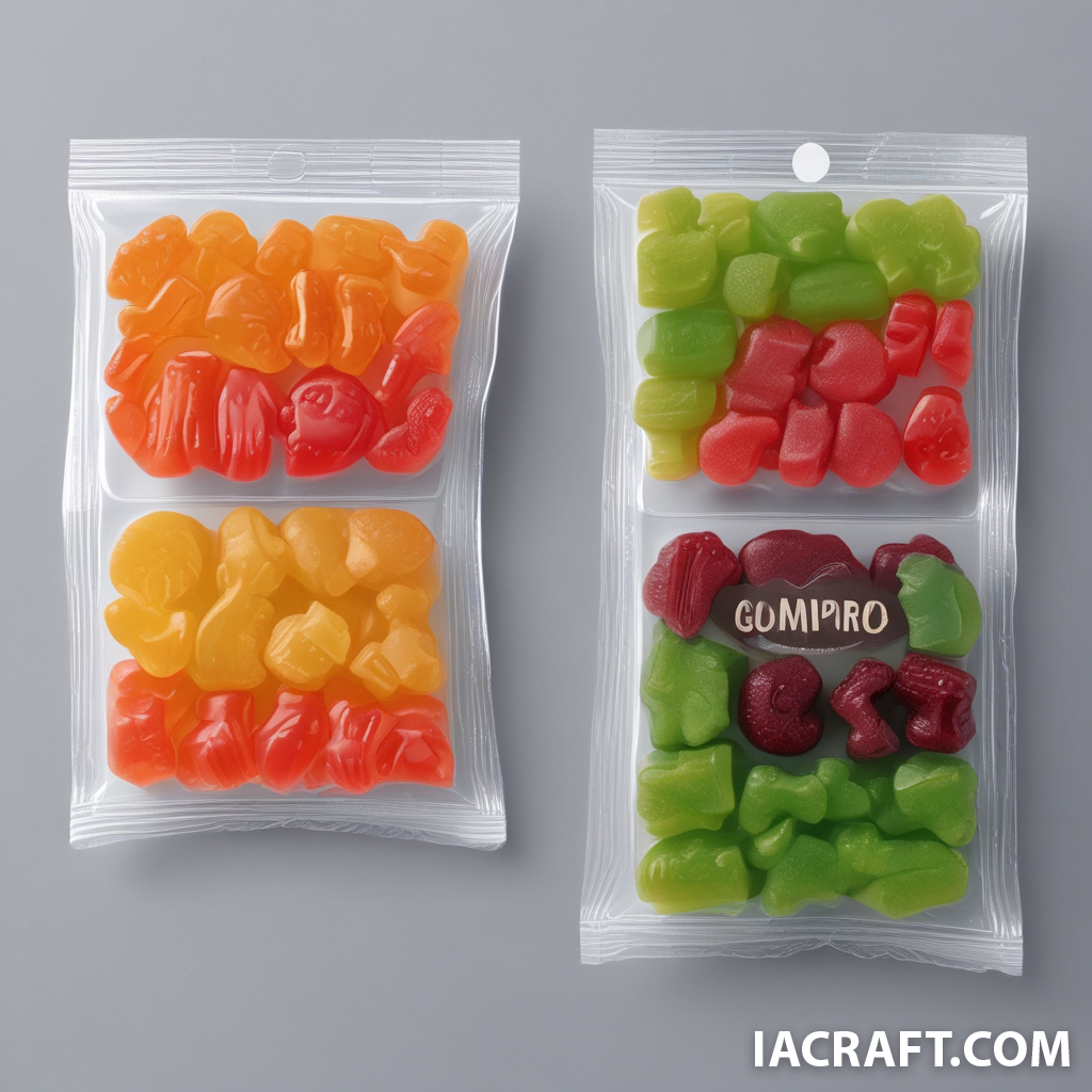 soy una empresa de gomitas llamada gomipro, quiero que crees un empate de gomitas que sean elegantes...